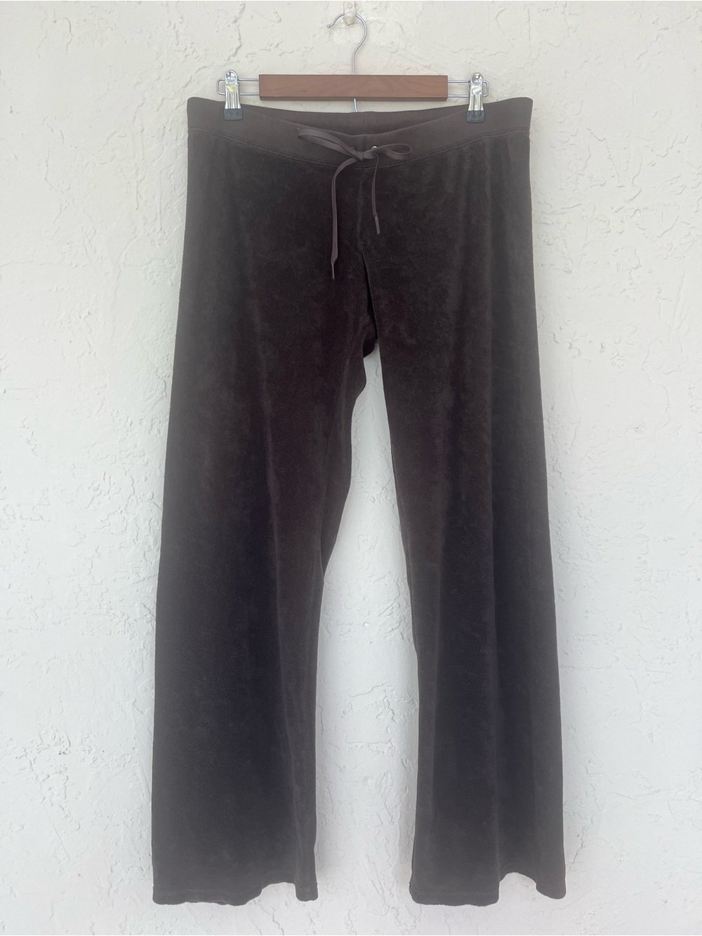 Juicy Couture Brown Terry Cloth track pants